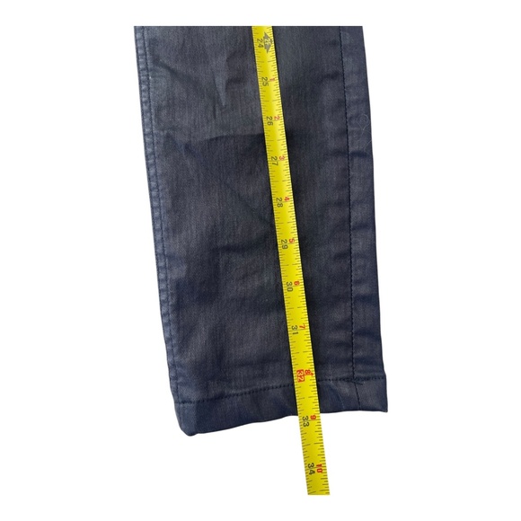 Size 24W Burberry Pilton Skinny Ankle Leggings Jeans Women's Brown Burgundy - Picture 7 of 14